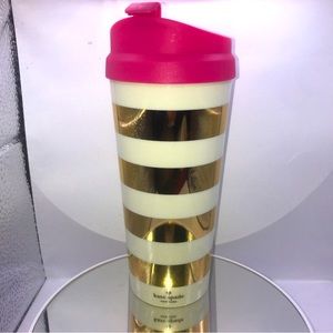 Lot of 2 Kate Spade cold cup and hot cup 16 oz.